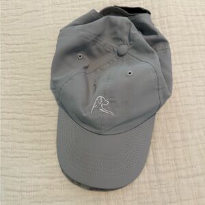 Rhoback Gray Baseball Cap with Dog Logo EUC 2159